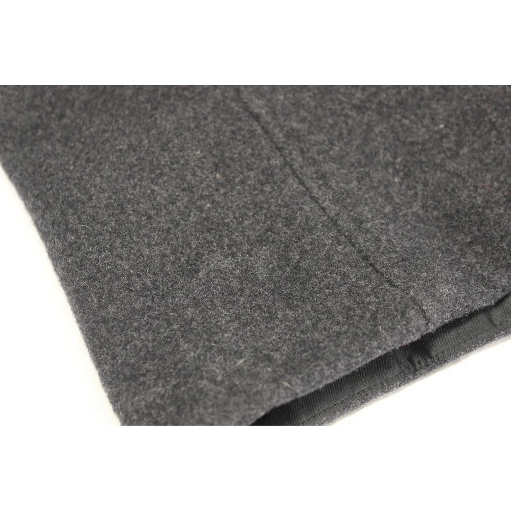 Woolrich‎ Vintage Style Wool Jacket Women's Small Charcoal Gray Full Zip Classic